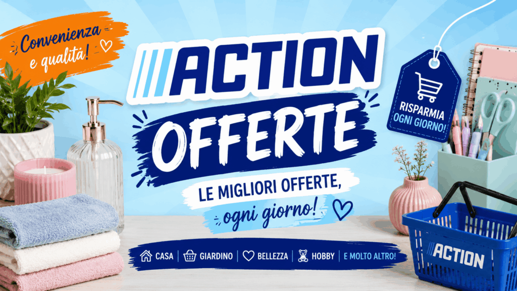 Volantino Action fino al 16 giugno: offerte imperdibili per l’estate e il fai da te