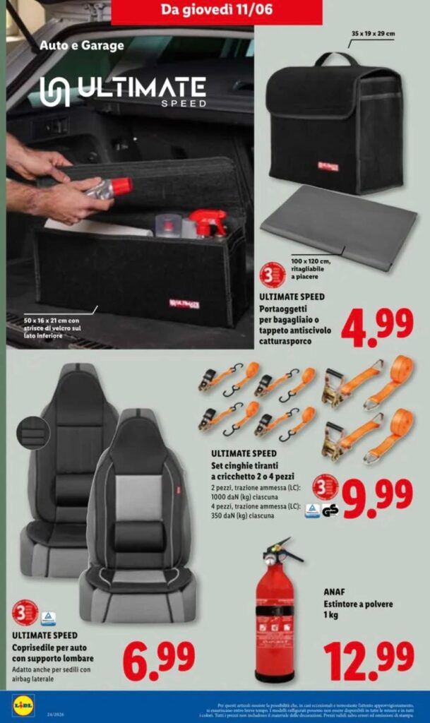 Volantino Parkside Lidl 11 giugno 2026