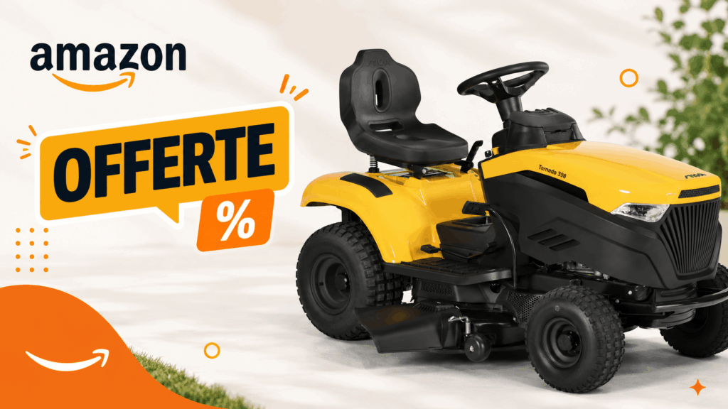 Il trattorino tagliaerba STIGA Tornado 398 è in offerta su Amazon
