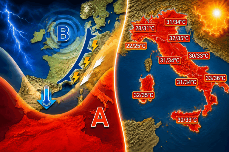 Meteo, picco anticiclone africano: Italia nella morsa del caldo sahariano fino a 40°C