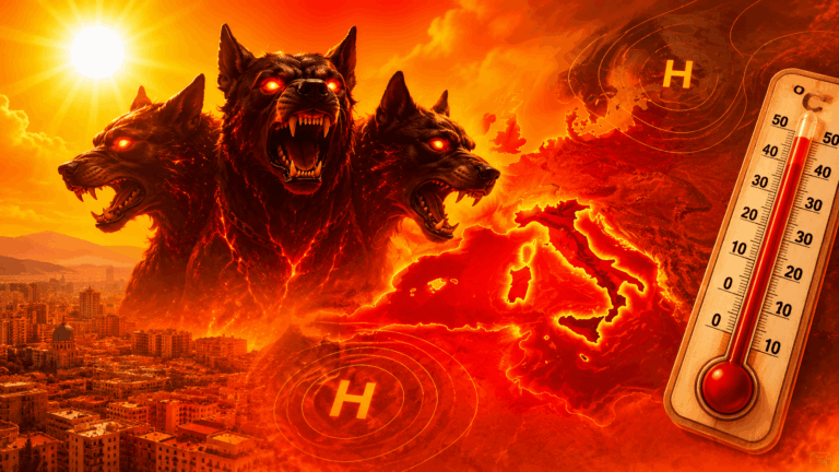 L’inferno dell’anticiclone Cerberus sull’Italia: temperature a 40 gradi fino a luglio