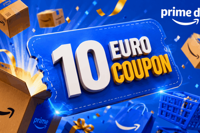 Prime Day 2026, tutti i modi per ricevere un coupon da 10 euro su Amazon