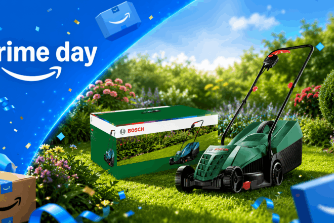 Il tagliaerba Bosch elettrico è scontato di 45 euro su Amazon in occasione del Prime Day
