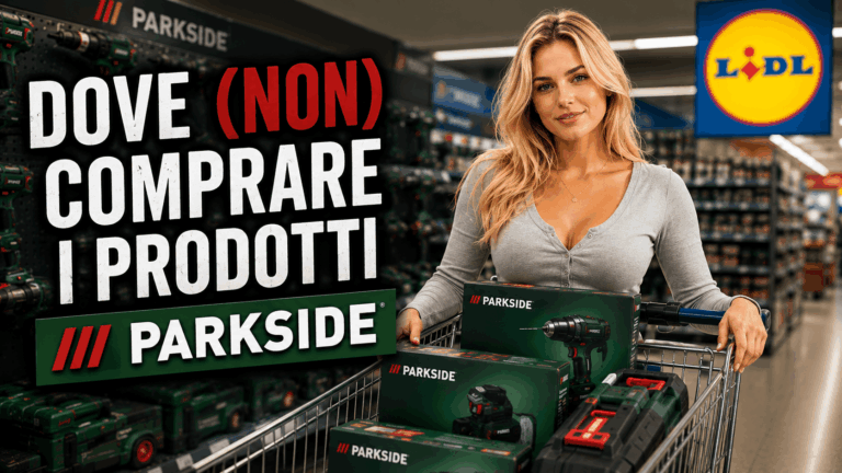 Parkside non si compra online: la guida per non farti fregare dai siti falsi
