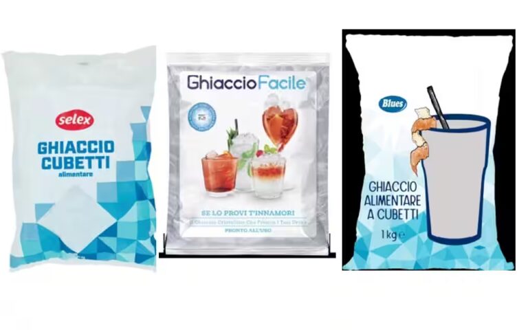Ghiaccio contaminato, nuovo richiamo: ritirati alcuni lotti di questi marchi