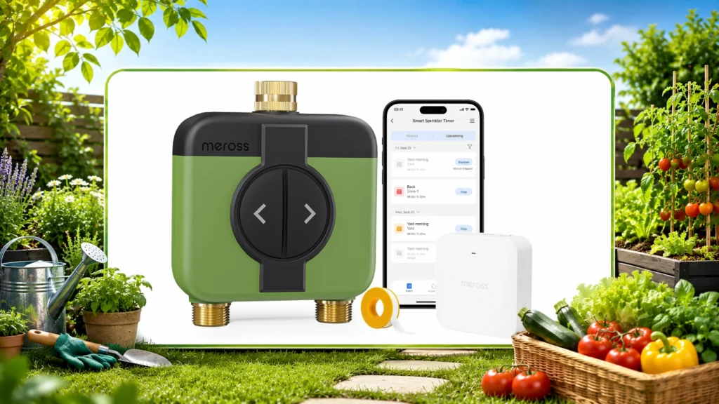 La centralina irrigazione Meross MST200 (Wi-Fi) è in super promo su Amazon