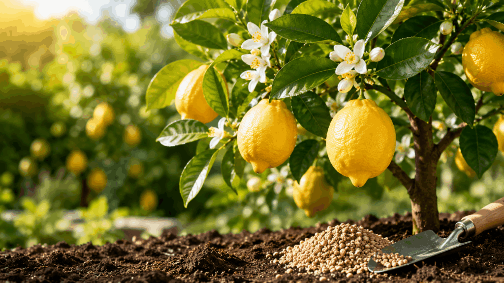 Quando concimare il limone: il calendario stagionale per piante in terra e in vaso