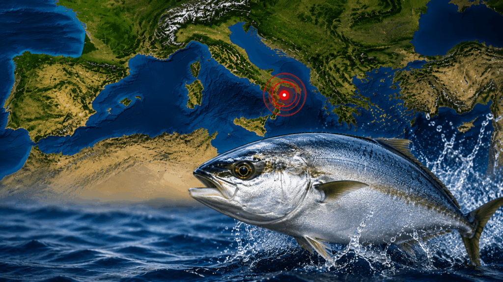 Una ricciola venuta da lontano: cosa ci racconta il primo esemplare giapponese pescato nel Mediterraneo