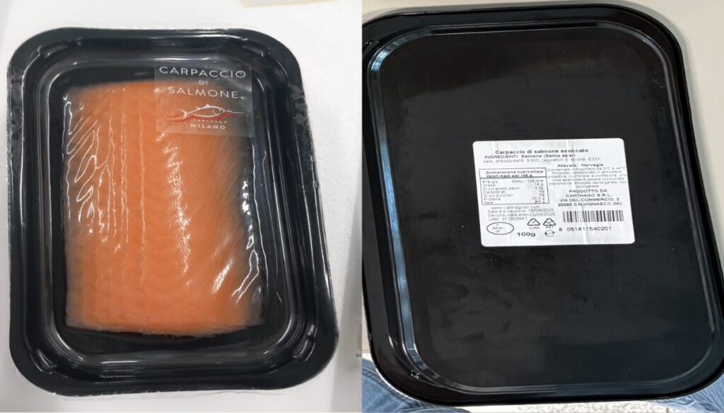 Richiamo alimentare salmone