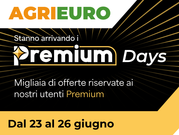 AgriEuro Premium Days 2026: quattro giorni di offerte esclusive per gli utenti Premium