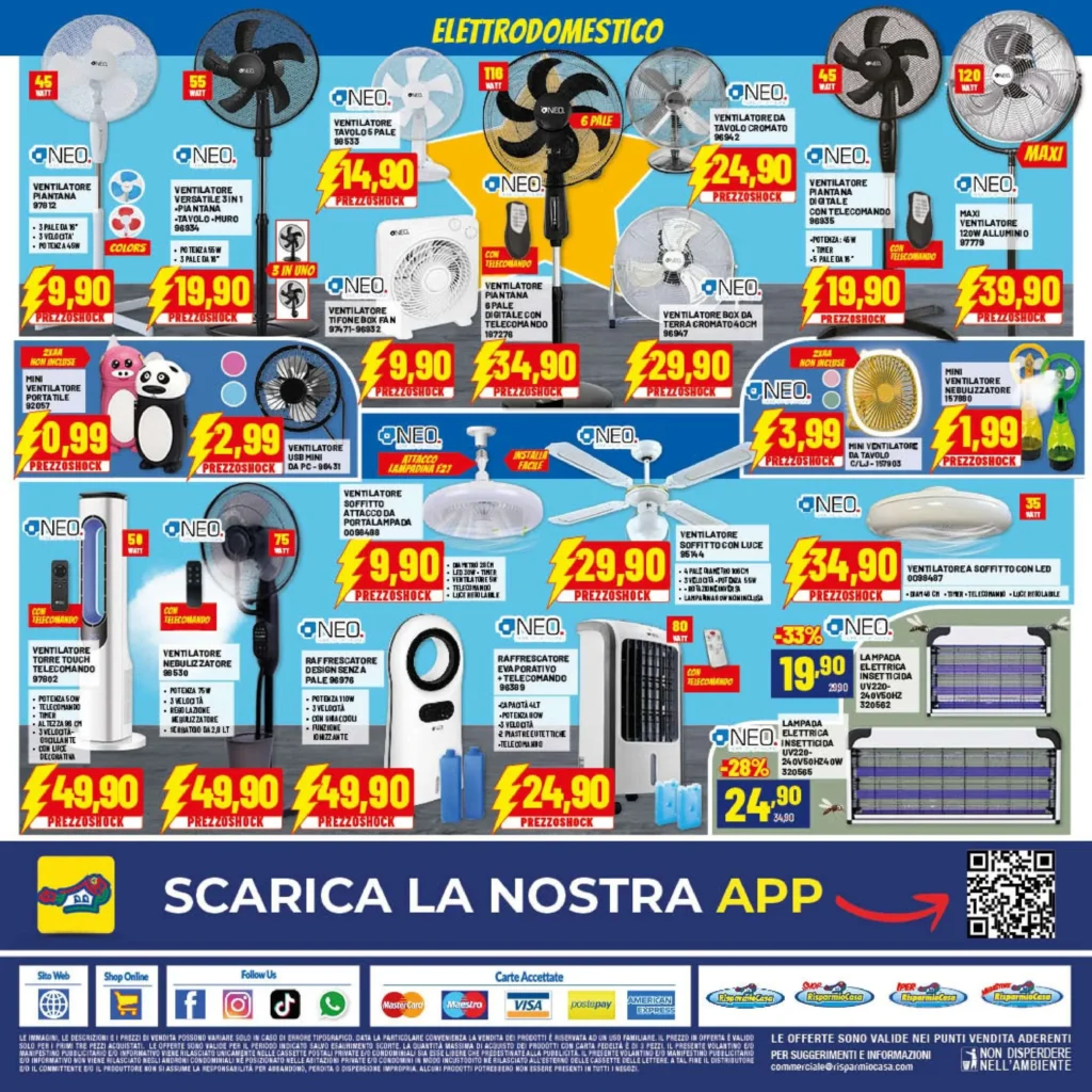 Volantino RisparmioCasa dal 22 luglio al 9 agosto 2026