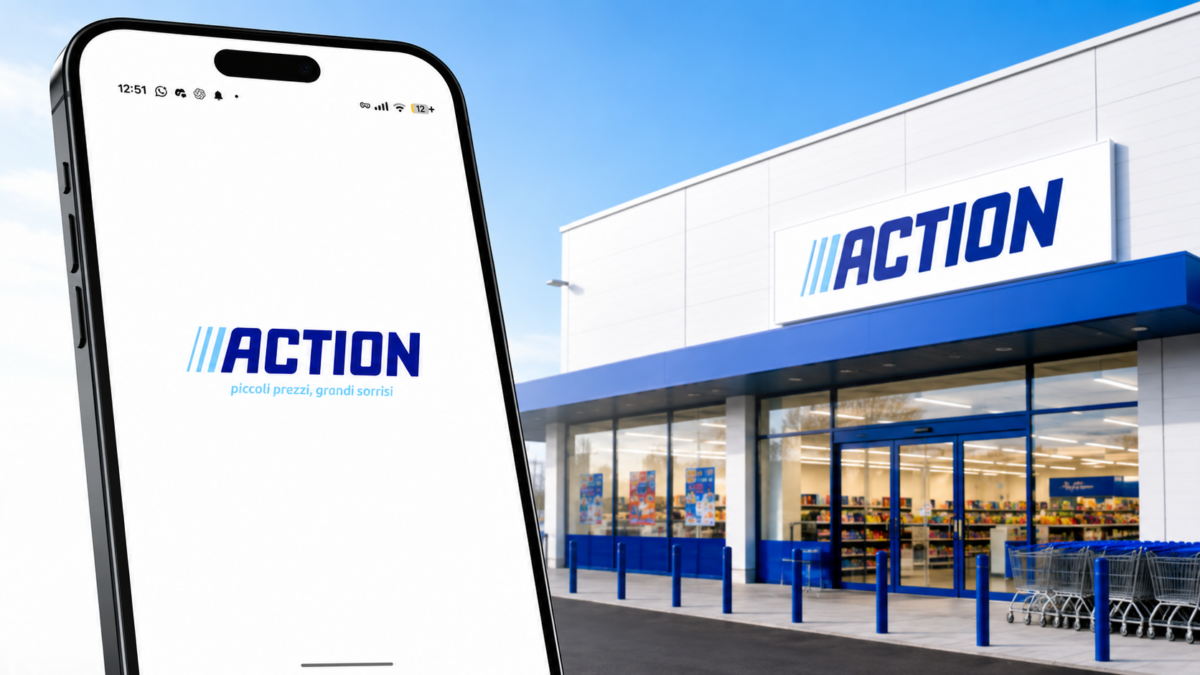 APP Action per scontrino digitale e volantino, come scaricarla