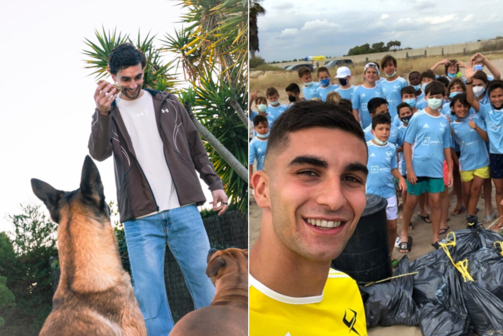 Ferran Torres campione anche per i cani randagi: la sua missione