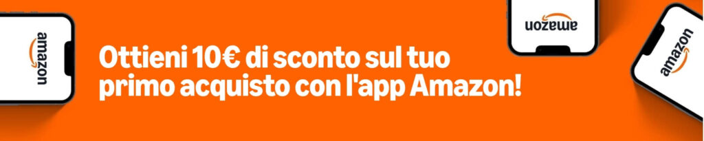 Amazon coupon di 10 euro, il banner ufficiale
