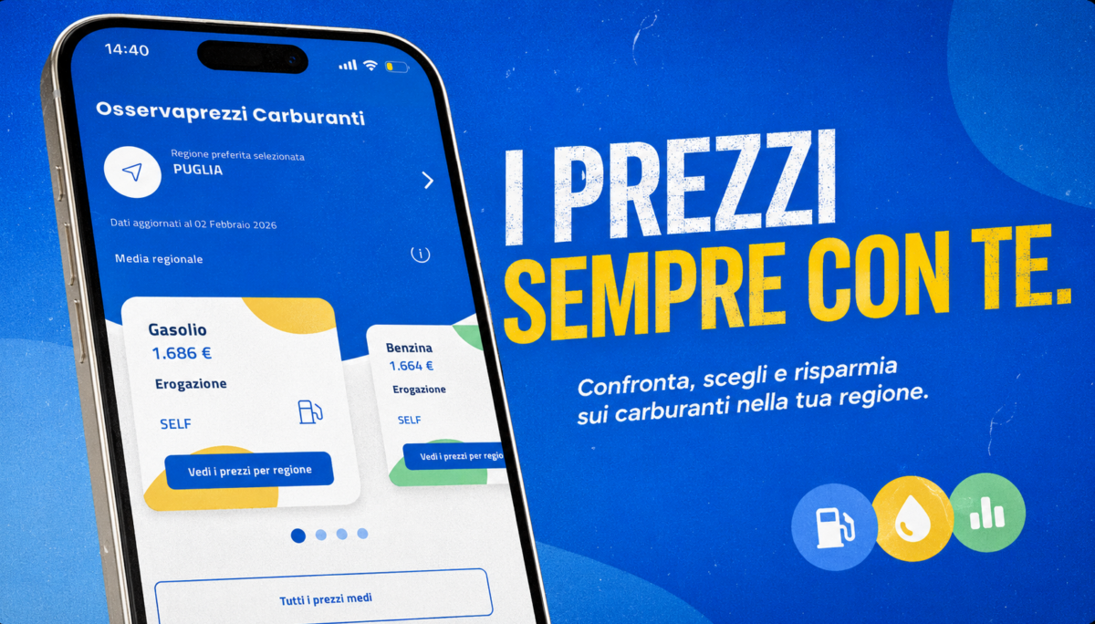 App mimit, osservaprezzi carburanti