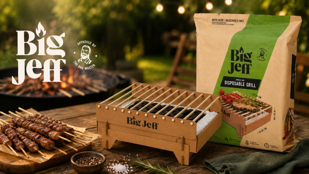 Barbecue usa e getta a marchio Big Jeff in vendita da Action