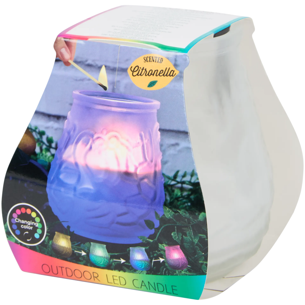 Candela acchiappa insetti con LED
