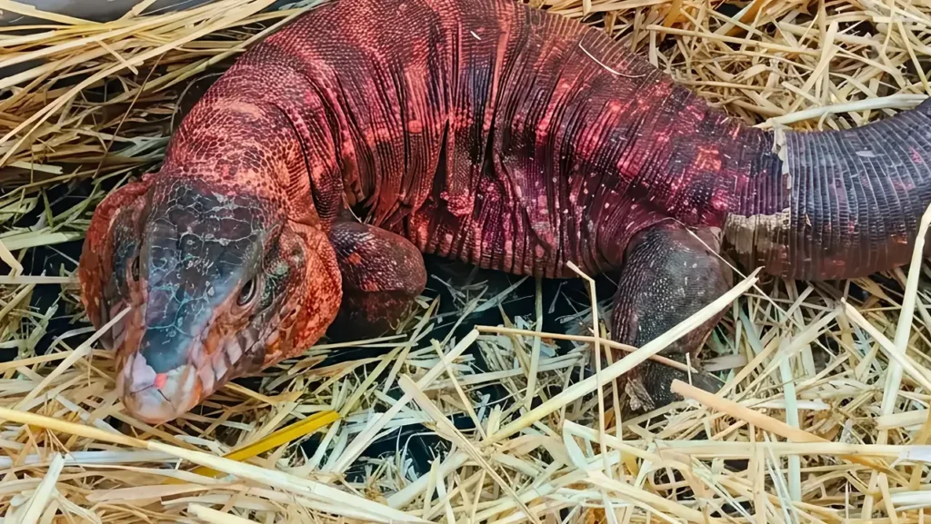 Catturato il Tegu argentino rosso che vagava a Nonantola: caccia al proprietario