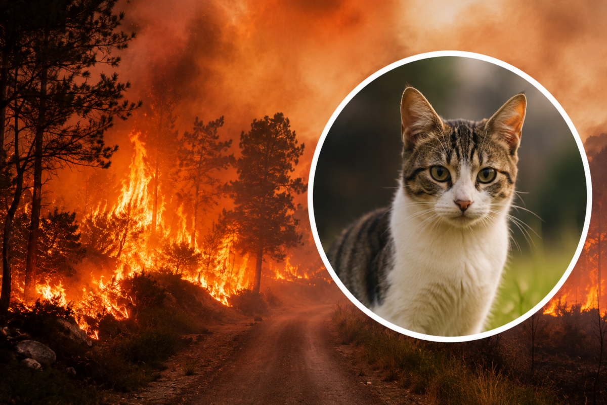 Incendi Calabria, gatti usati come inneschi: la denuncia choc