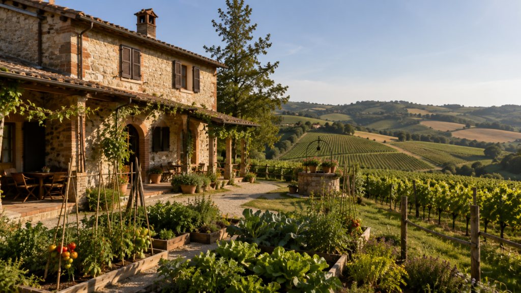 agriturismo km 0 Romagna orto vigneti