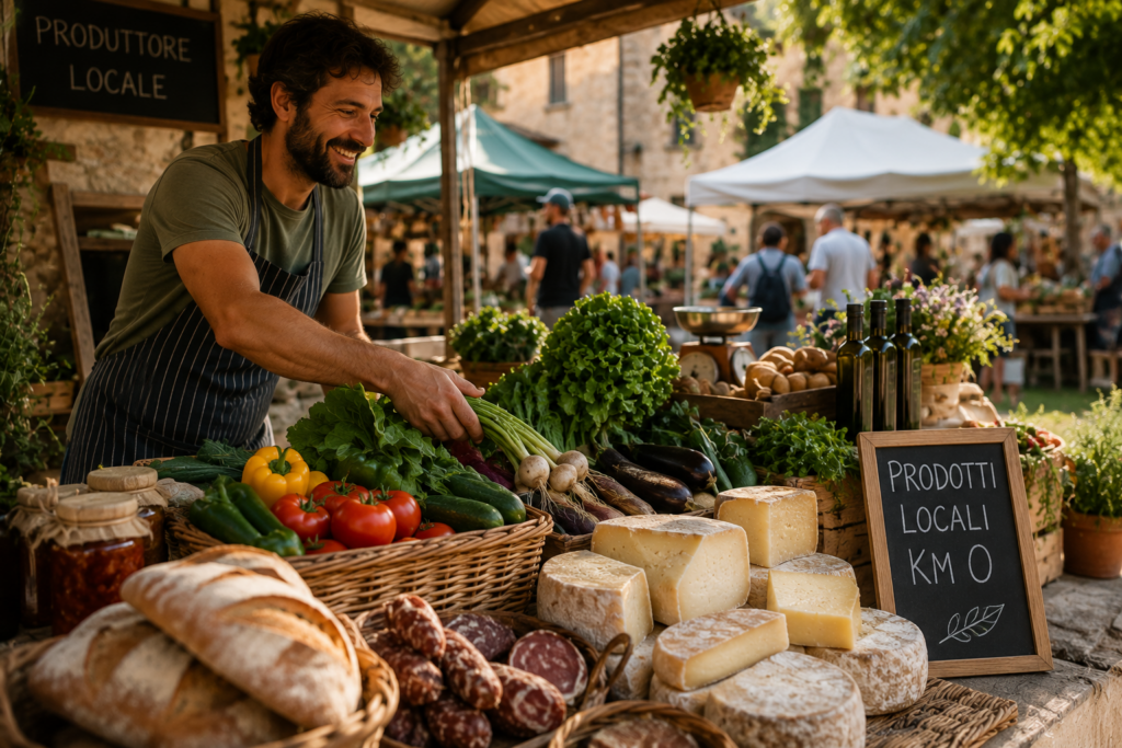 come riconoscere agriturismo km 0 prodotti locali mercato contadino