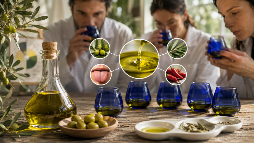 I falsi miti sull’olio EVO: amaro, piccante e colore non sono difetti