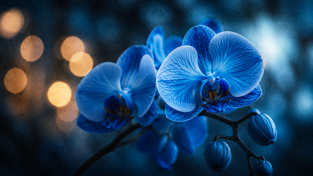 Hai comprato un’orchidea blu? Ecco perché la seconda fioritura è bianca