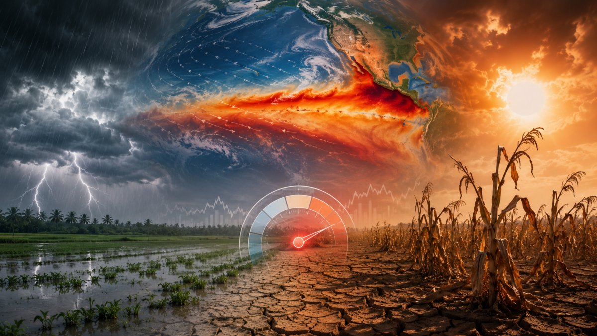 Super El Niño: il mostro climatico che farà impazzire i prezzi del cibo fino al 2028