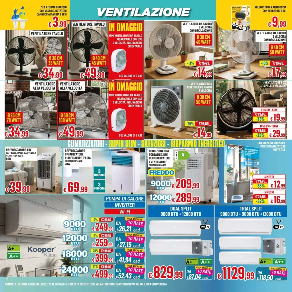 Volantino Satur di fine luglio