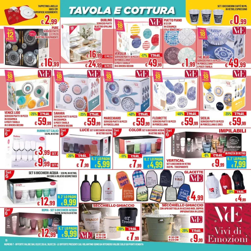 Volantino Satur di fine luglio