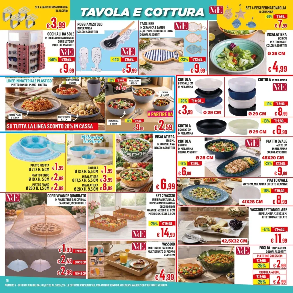 Volantino Satur di fine luglio