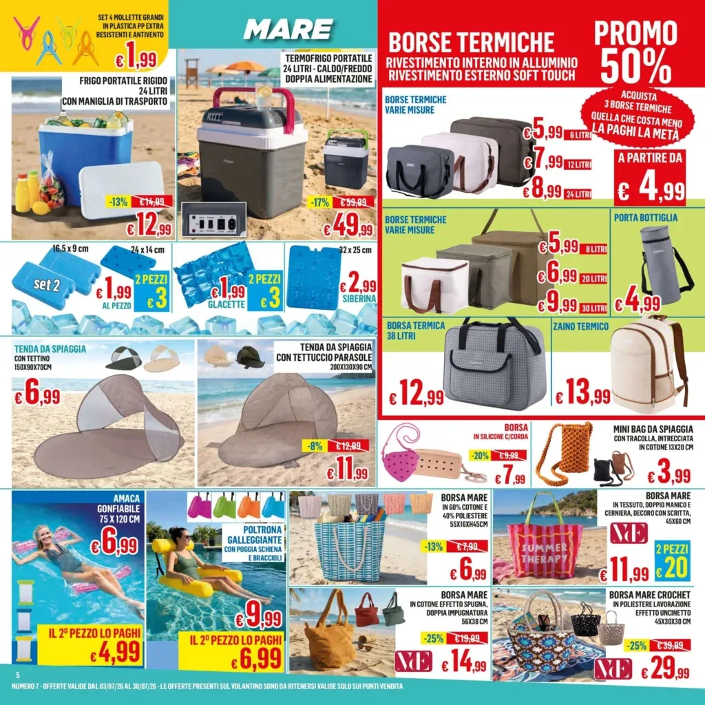 Volantino Satur di fine luglio