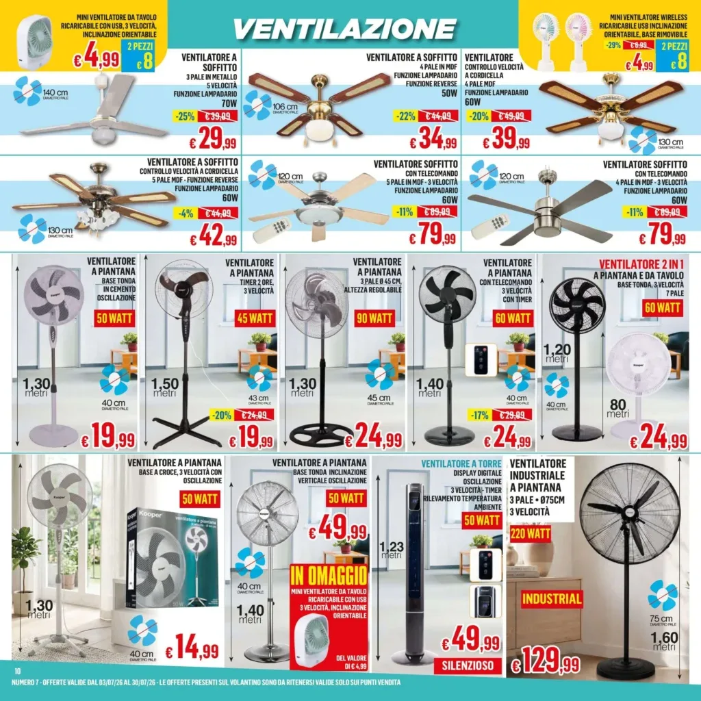 Volantino Satur di fine luglio
