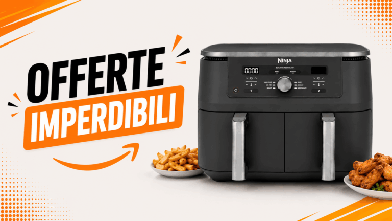 Ninja, friggitrice ad aria XXL a 149,99€: lo sconto da record su Amazon