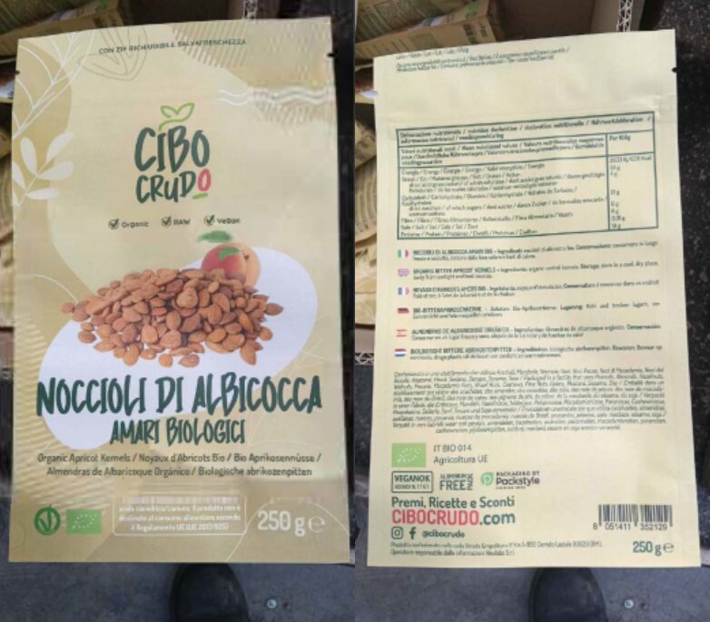 Noccioli di albicocca richiamati