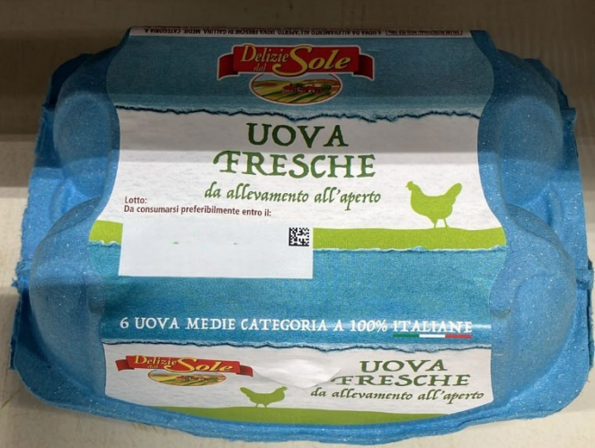 Uova richiamate da eurospin per salmonella