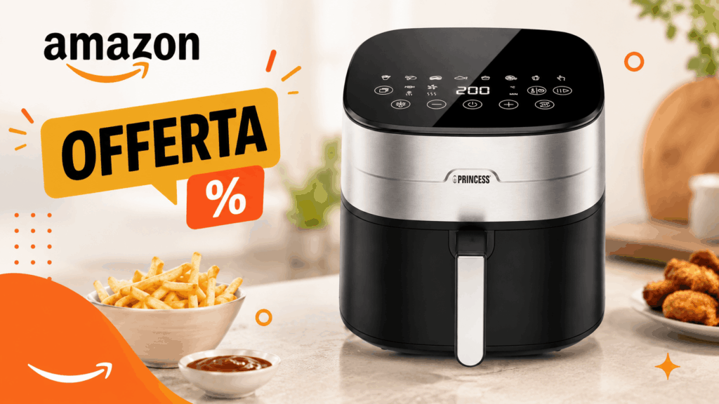 La “star” delle friggitrici ad aria costa meno di 50€ su Amazon
