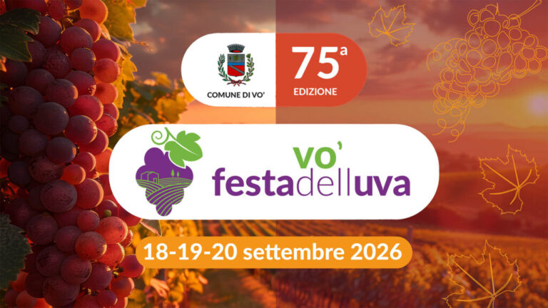 75ª Festa dell’Uva di Vo’: carri, degustazioni e gemellaggio con Codogno