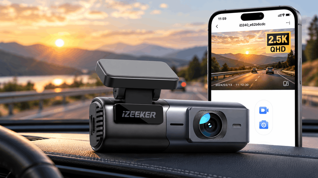 Dash cam in offerta a meno di 30€: registra in 2.5K e si controlla dal telefono