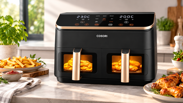 Cosori, la friggitrice che cuoce due cose insieme è in offerta su Amazon a meno di 130€