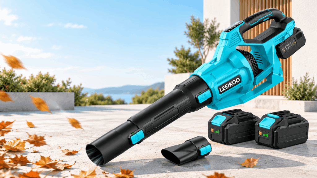 Questo soffiatore a batteria ha 3 velocità, 2 batterie e costa meno di 80€ su Amazon