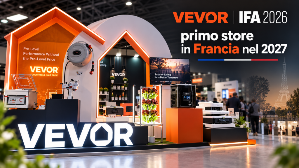 VEVOR presto aprirà un negozio fisico: lo spoiler a IFA 2026 di Berlino