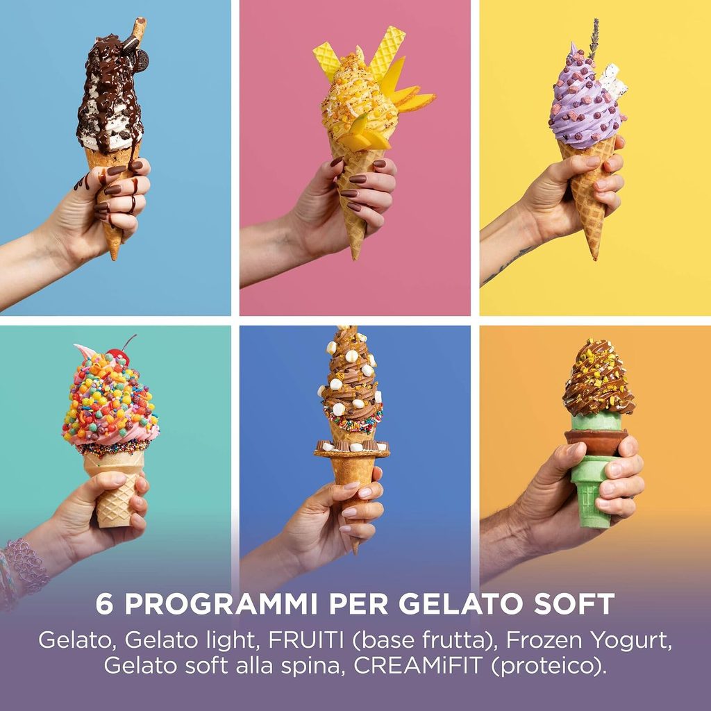 gelato alla spina con la macchina di Ninja