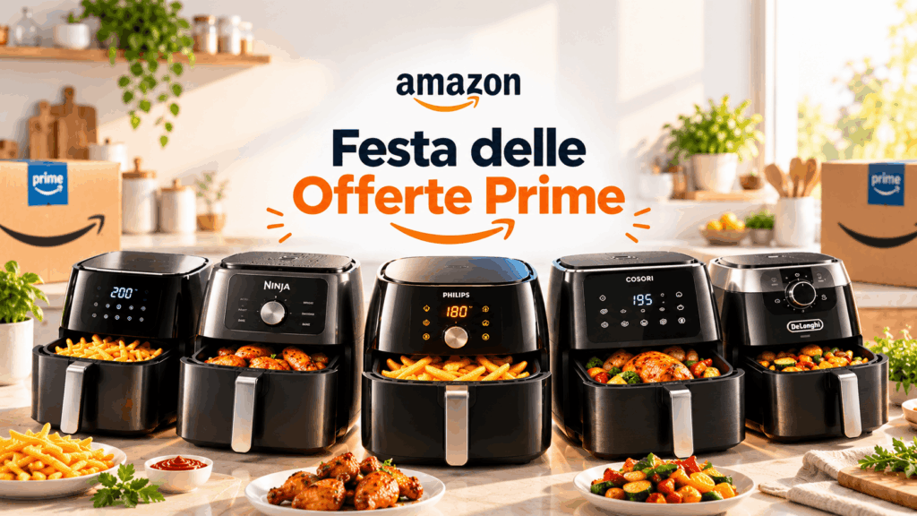 Al via la Festa delle Offerte Prime: le migliori friggitrici ad aria da non perdere