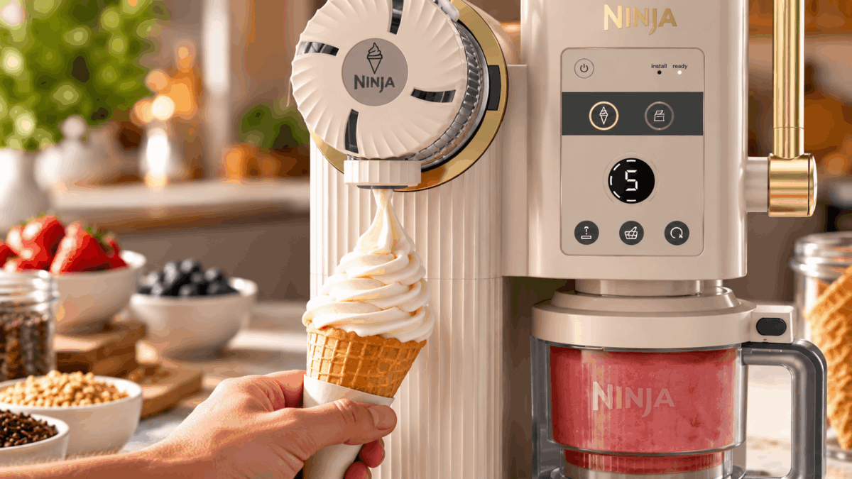 Gelato alla spina con macchina ninja