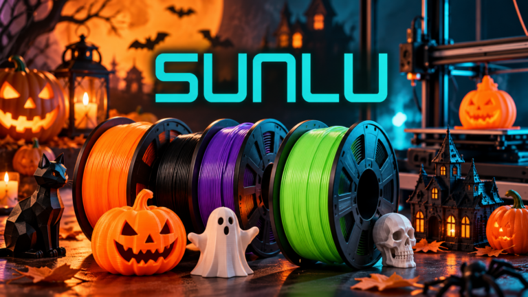 SUNLU celebra Halloween con un Live Giveaway: filamenti, resine e premi in palio
