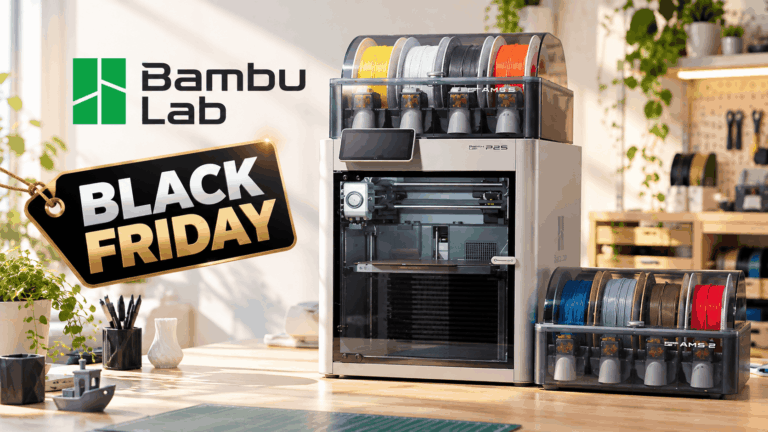 Bambu Lab, il Black Friday è ufficiale: stampanti 3D e filamenti fino a 450€ di sconto