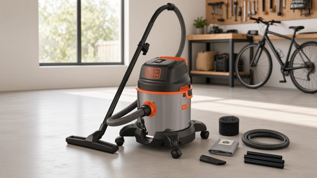 Questo aspiratore solidi e liquidi BLACK+DECKER è in offerta su Amazon a meno di 60€