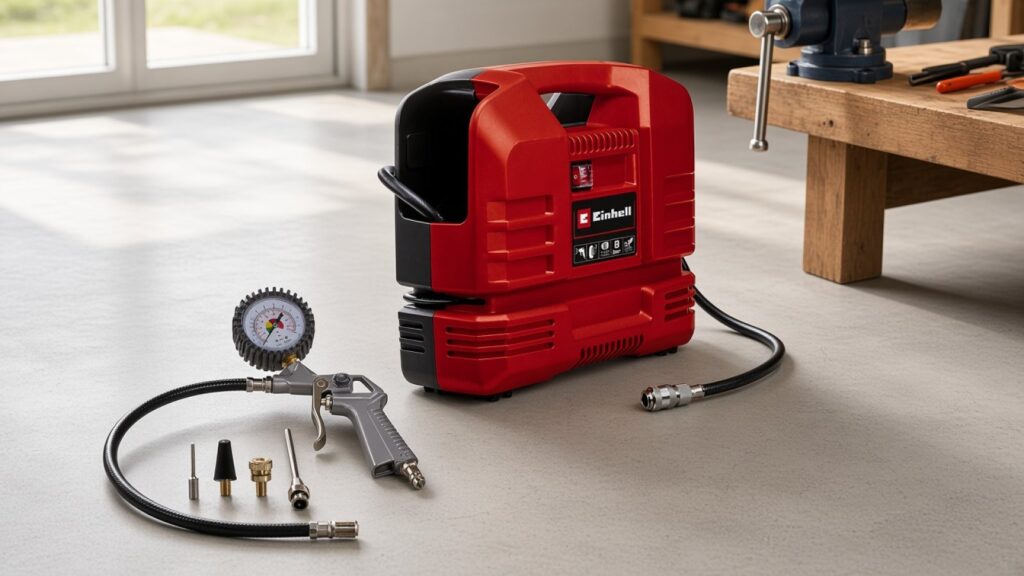 Einhell TC-AC 190: il compressore portatile che costa meno di un pieno